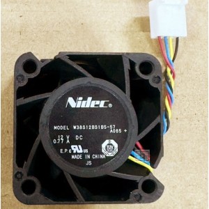 NIDEC W38S12BS1B5-57 12V 0.77A 4wires Cooling Fan 