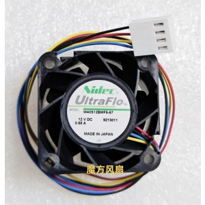 Nidec W40S12BMF5-57 12V 0.68A 4wires Cooling Fan 