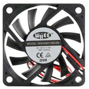 WHEE WSA06010B24M 24V 0.10A 2wires Cooling Fan