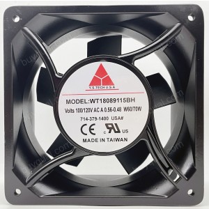 Y.S.TECH WT18089115BH 100/120V 0.56/0.48A 60/70W Cooling Fan 