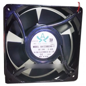 XA-CQJ XA1238B24H-T 24V 0.6A 2wires Cooling Fan