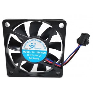 Xinyuejie XJY12B6010M 12V 0.15A 3wires Cooling Fan