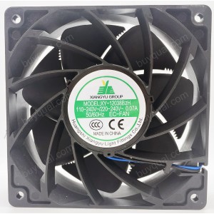 EC XY-12038B2H XY12038B2H 110-240V 0.07A 2wires Cooling Fan - New