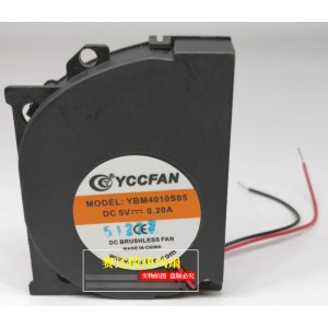 YCCFAN YBM4010S05 5V 0.20A 2wires Cooling Fan