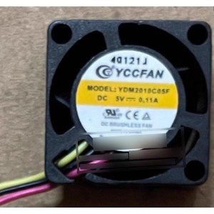 YCCFAN YDM2010C05F 5V 0.11A 3wires Cooling Fan 
