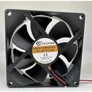 YCCFAN YDM9225S24 24V 0.20A 2wires Cooling Fan 