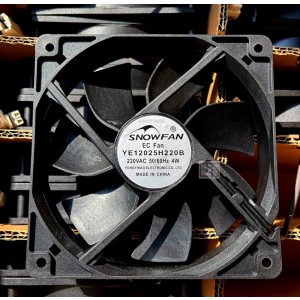 SNOWFAN YE12025H220B 220V 4W 2wires Cooling Fan