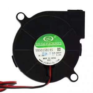 YIN HAI ECRONICS YH5015B24S 24V 0.20A 2wires Cooling Fan