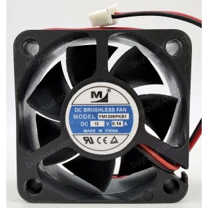 M YM1205PKS1 12V 0.14A 2wires cooling fan