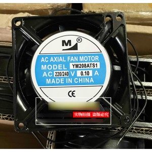 M YM208ATS1 220/240V 0.10A 2wires Cooling Fan