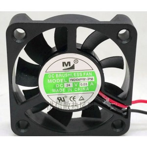 M YM2404PFB1-IP56 YM2404PFB1IP56 24V 0.03A 2wires Cooling Fan 