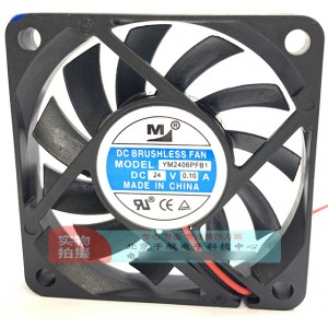 M YM2406PFB1 24V 0.10A 2wires Cooling Fan