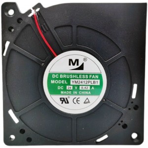 M YM2412PLB1 24V 0.55A 0.45A 2wires Cooling Fan - Picture need