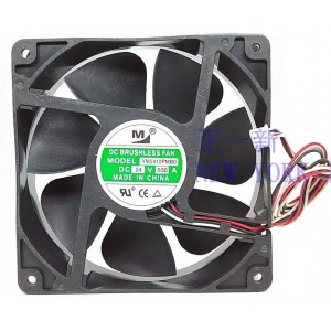 M YM2412PMB0 24V 0.50A 3wires Cooling Fan