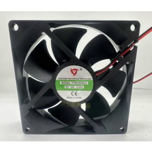 YING TIAN YT9025HSL2 24V 0.30A 2wires Cooling Fan 