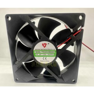 YING TIAN YTD249225S03901 24V 0.20A 2wires Cooling Fan 