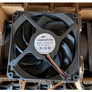 SNOWFAN YY12025H12B 12V 0.40A 2wires Cooling Fan