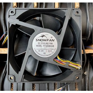 SNOWFAN YY12038H24B 24V 0.40A 2wires Cooling Fan 