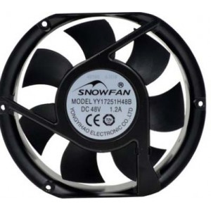 SNOWFAN YY17251H48B 48V 0.85A 2wires Cooling Fan 