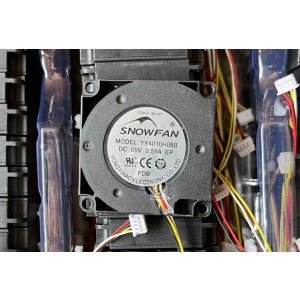 SNOWFAN YY4010H05B 5V 0.59A 4wires Cooling Fan