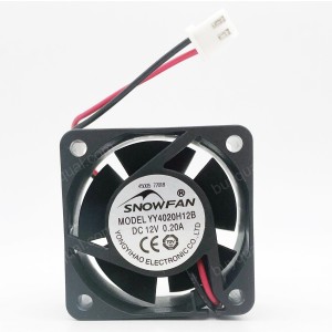 SNOWFAN YY4020H12B 12V 0.20A 2wires Cooling Fan