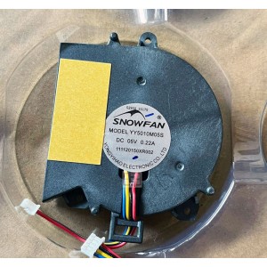 SNOWFAN YY5010M05S 12V 0.16A 3wires Cooling Fan