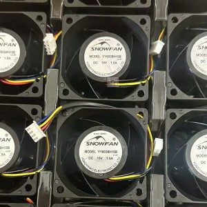 SNOWFAN YY6038H15B 15V 1.5A 4wires Cooling Fan