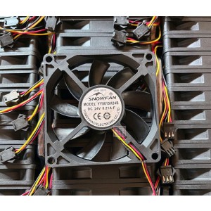 SNOWFAN YY8015H24B 24V 0.21A 3wires Cooling Fan 