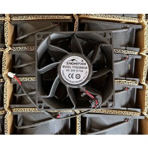 SNOWFAN YY9238M24B 24V 0.30A 2wires Cooling Fan 