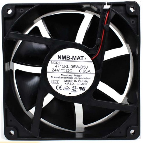 NMB-MAT 4715KL-05W-B40 24V 0,46A 12CM Inverter 2 Fili Ventola - Foto 7