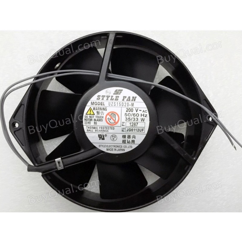 STYLE UZS15D20-M UZS15D20 ZS15D20-MGW 200V 35/33W 2wires Cooling Fan