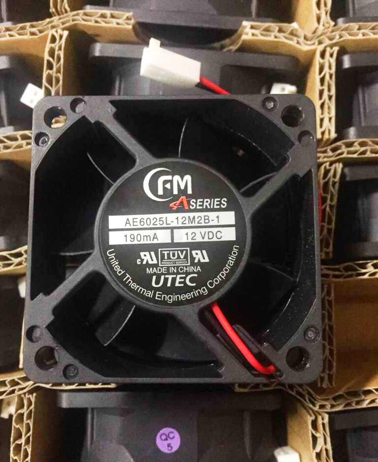 CFM AE6025L12M2B1 12V 190mA 2wires Cooling Fan