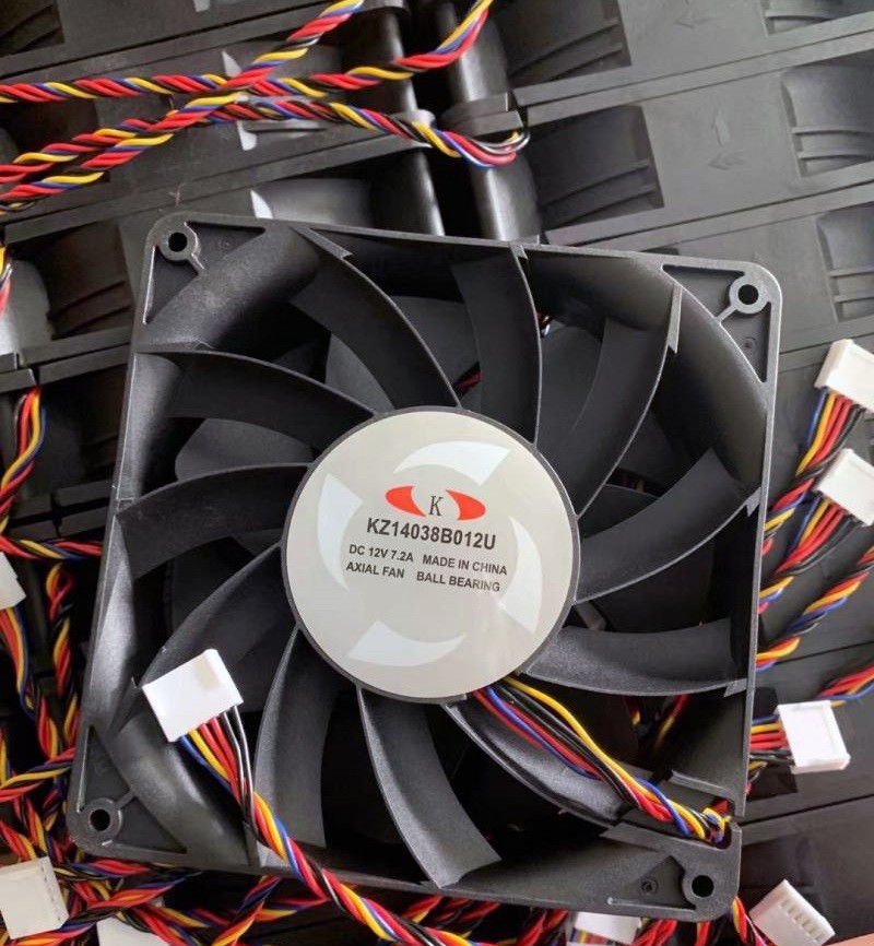 K KZ14038B012U 12V 7.2A 4wires 6wires Cooling Fan